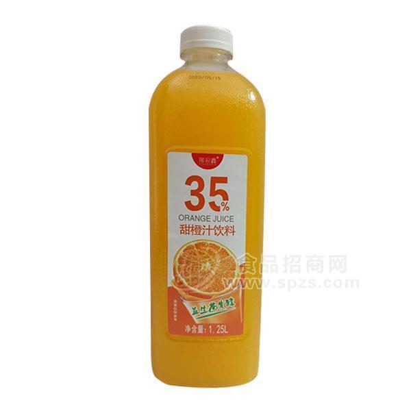 豫浪鑫 甜橙汁饮料 果汁饮料隆重招商 益生菌发酵1.25L 