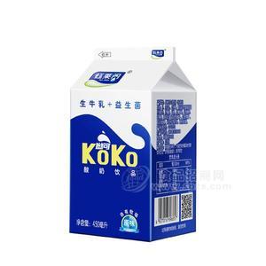 鈺萊閣 生牛乳+益生菌 酸奶飲品 原味450ml