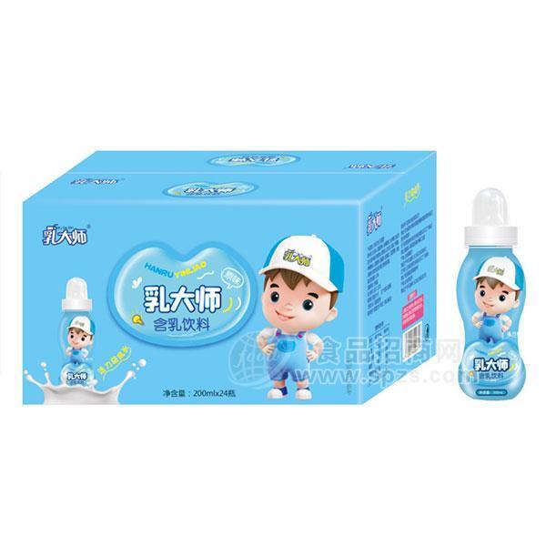 乳大师 含乳饮料 原味200mlx24瓶