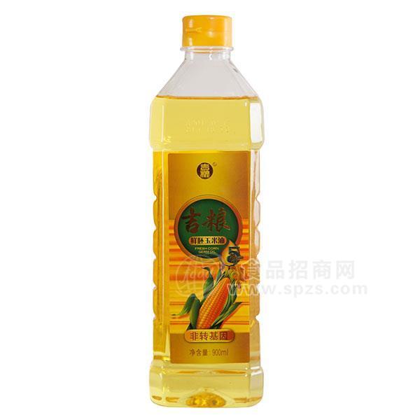 吉糧 非轉(zhuǎn)基因鮮胚玉米油  食用油 900ml