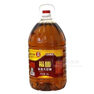 吉糧 非轉(zhuǎn)基因 福朋東北大豆油 食用油 10L