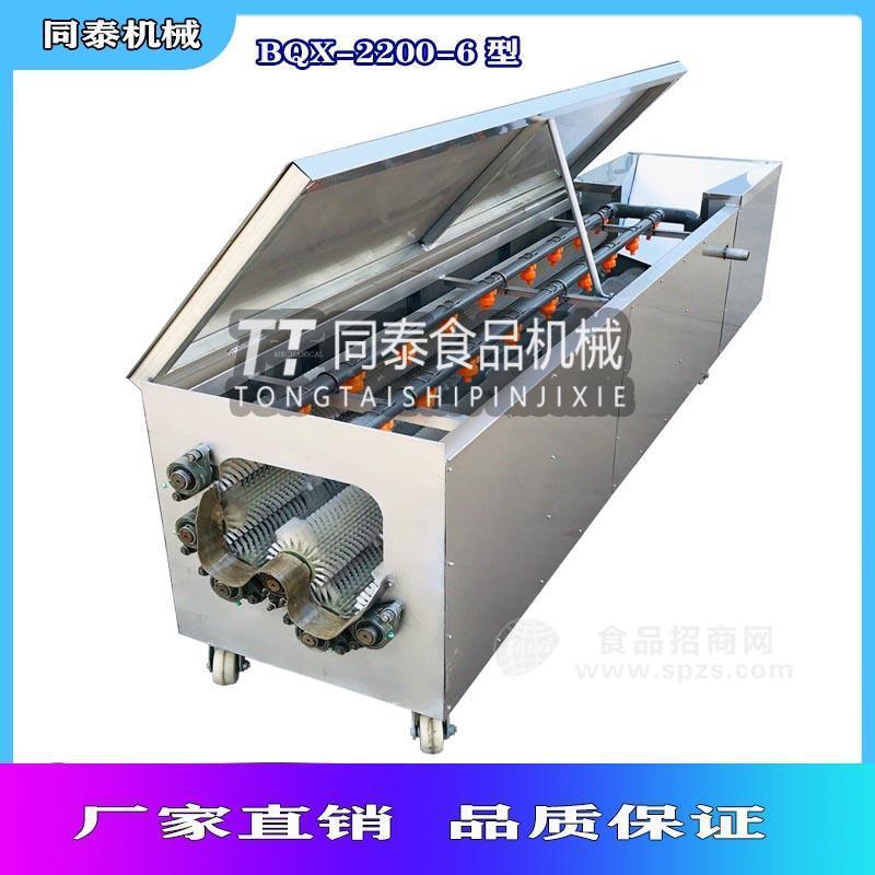 小型萝卜清洗机 洗白萝卜毛刷清洗机