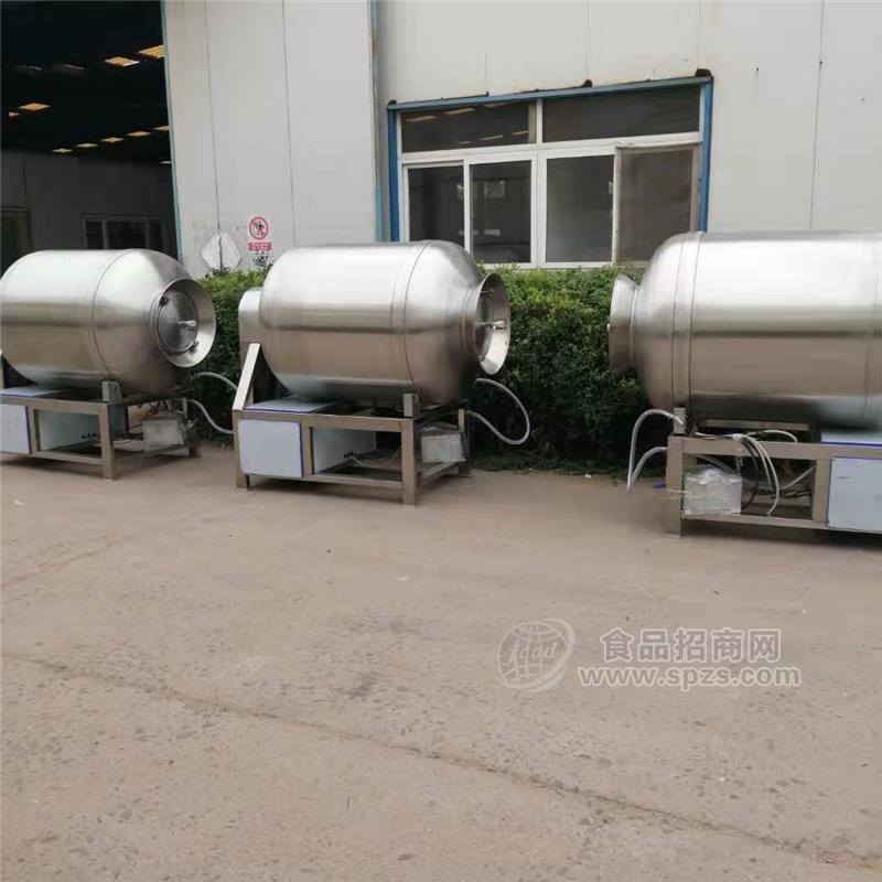 调理品深加工    400斤牛肉腌制机    多功能真空滚揉机     型号齐全试机