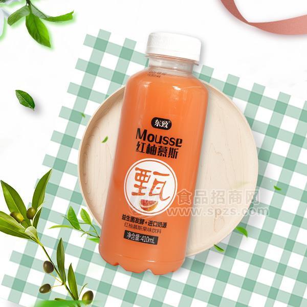·东致 益生菌发酵+进口奶源 红柚慕斯果味饮料 410ml 