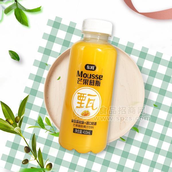 ·东致 芒果慕斯 益生菌发酵+进口奶源 芒果慕斯果汁饮料 410ml 