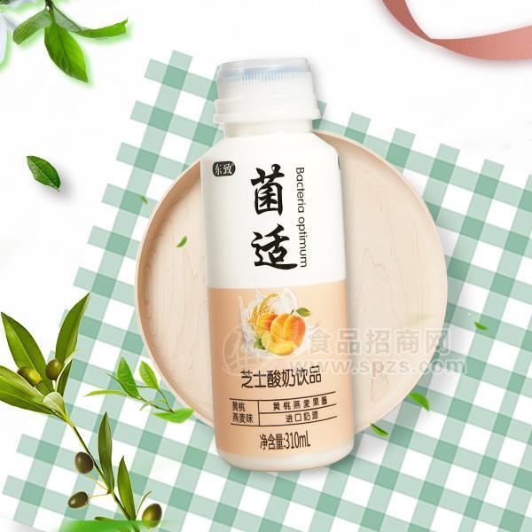 ·东致 菌适  黄桃燕麦味芝士酸奶饮品  310ml 