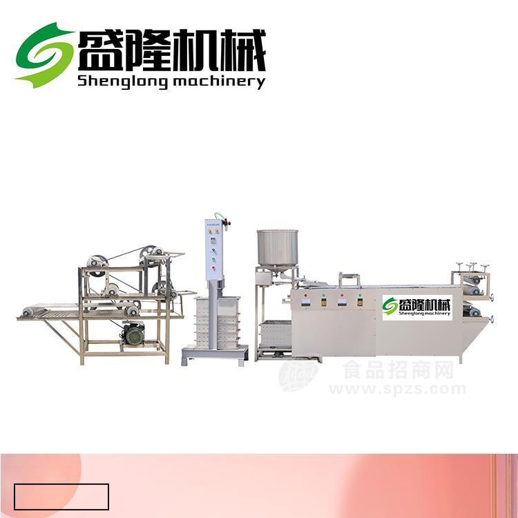 石河子豆腐皮機器操作視頻做豆腐皮成套設備