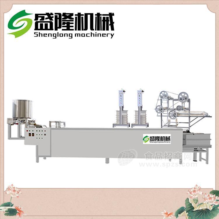 石獅仿手工豆腐皮機器生產視頻全自動仿手工豆腐皮機多少錢一臺