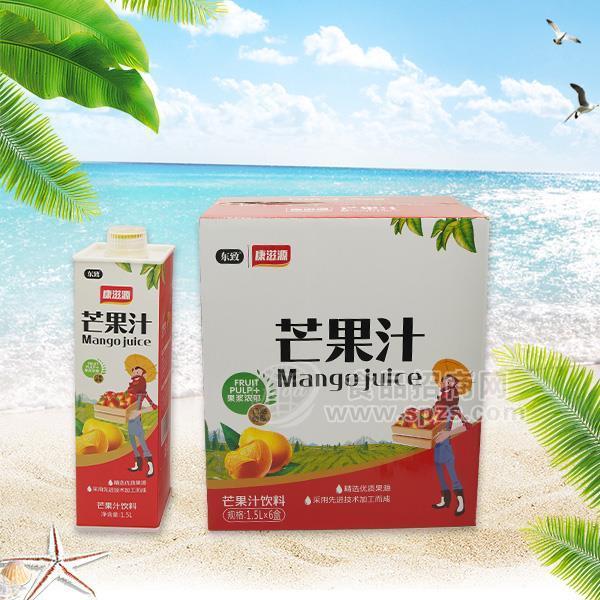 ·东致 康滋源 芒果汁 果汁饮料 1.5LX6盒 
