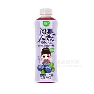 明好 藍(lán)莓果汁飲料招商500ml