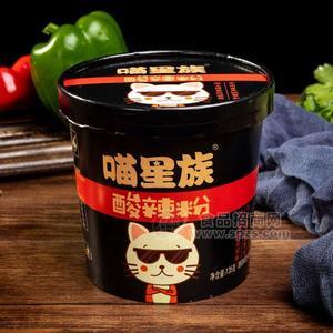 喵星族桶装酸辣粉方便食品方便粉招商厂家直销135g