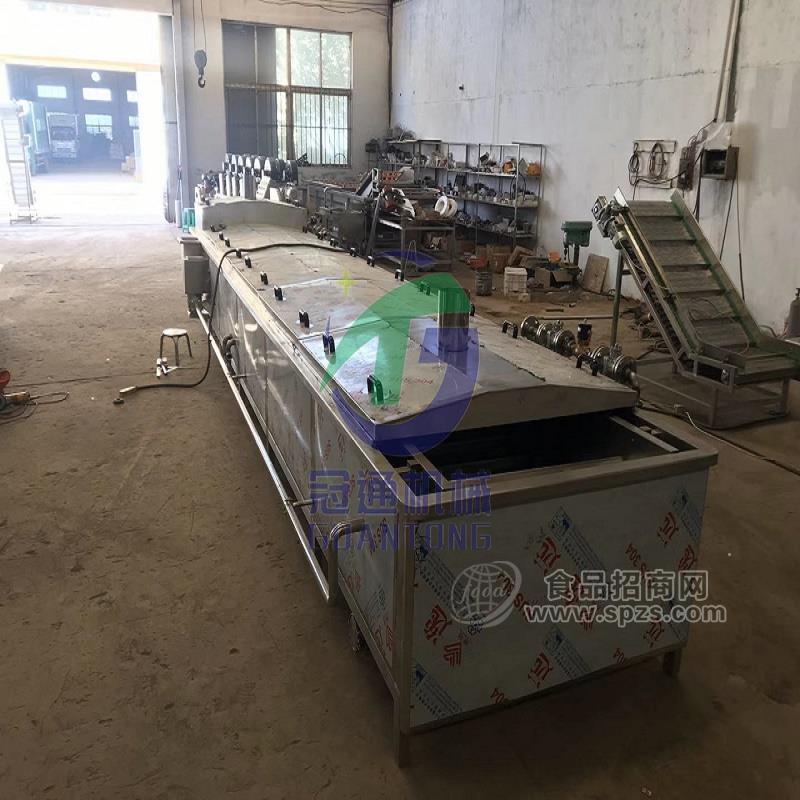 麻辣小龙虾漂烫机 全自动小龙虾加工设备