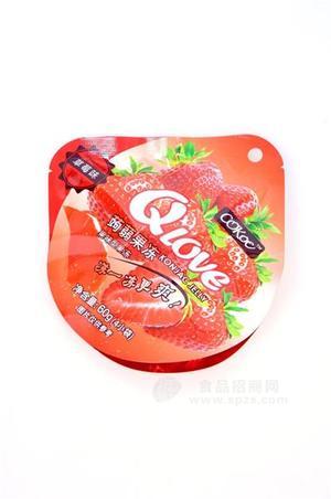 草莓味 果冻 60g 