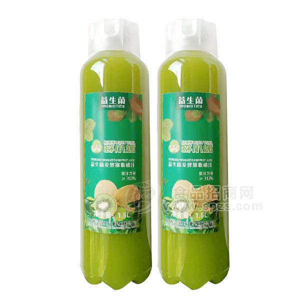 獼小媚益生菌發(fā)酵獼猴桃汁果汁飲料招商1.5L