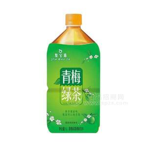加寶露 青梅綠茶飲料 果味飲料招商1L