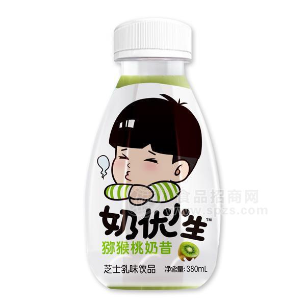 奶優(yōu)小生 獼猴桃奶昔 芝士乳味飲品招商380ml