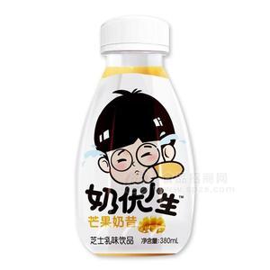 奶优小生 芝士芒果奶昔 芝士乳味饮品招商380ml