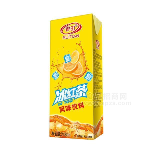 ·睿田 冰红茶饮料 风味饮料招商246ml 