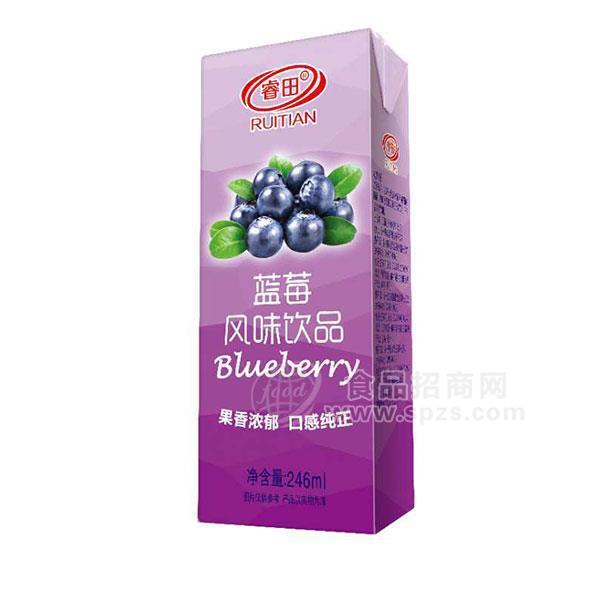 ·睿田蓝莓风味饮品246ml 