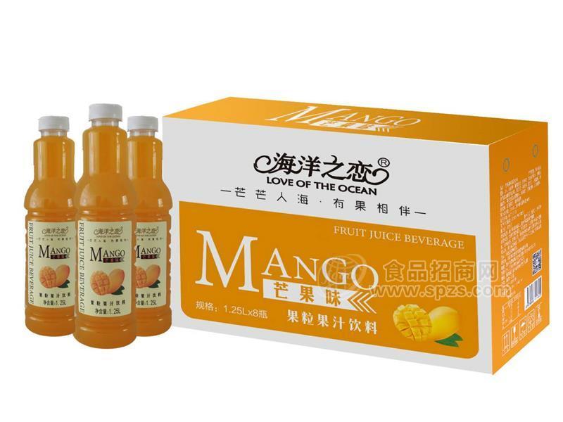 海洋之戀 芒果味 果粒果汁飲料