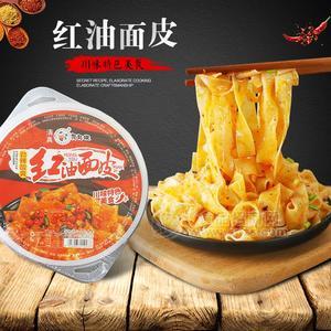 阿凡提 勁辣酸爽味 紅油面皮 方便食品  方便面120g