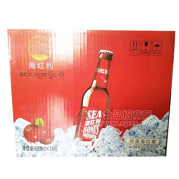 海红利 果味饮料 碳酸饮料招商330mlx15瓶