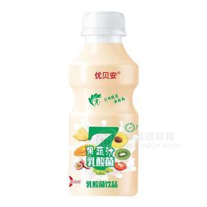 優(yōu)貝安 果蔬汁乳酸菌飲品 果蔬乳飲料 招商340ml