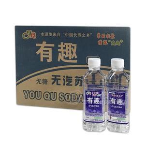 有趣 無糖無汽蘇打水飲料招商 9.9每件360ml