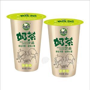 秀米秀 奶茶飲品 椰果味400ml