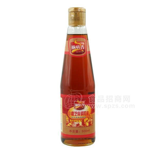 瓶底香 瓶裝小磨芝麻調和油  500ml