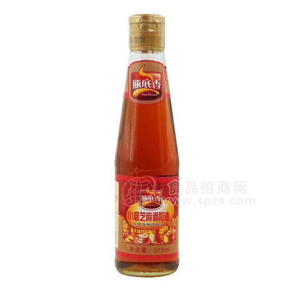 瓶底香 瓶裝小磨芝麻調(diào)和油   375ml