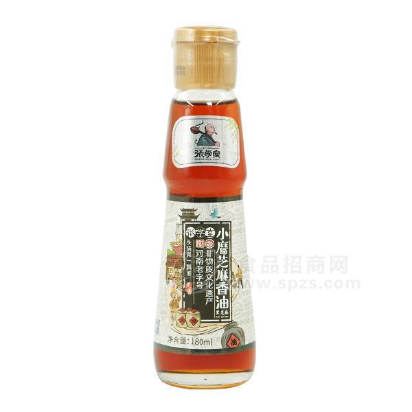 張學(xué)堂 瓶裝小磨芝麻香油 調(diào)味品 180ml