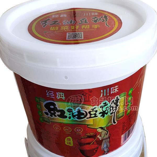 農(nóng)莊 紅油豆瓣 調(diào)味品 6kg