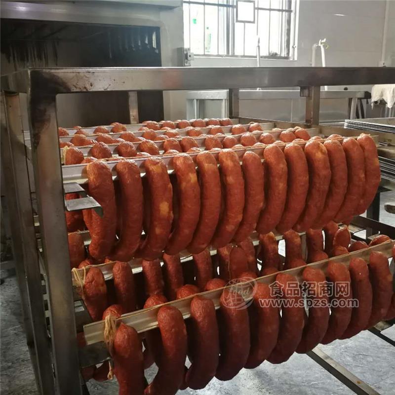 贵阳豆干烟熏设备 ，腊肠全套生产设备，环保型烟熏红肠设备