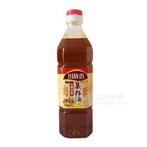 川旌香非轉(zhuǎn)基因傳統(tǒng)壓榨濃香菜籽油食用油招商900ml