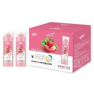 优多玖草莓果汁饮品 果汁饮料 408mlx15瓶