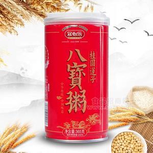 冠怡樂罐裝桂圓蓮子八寶粥方便食品新品招商365g