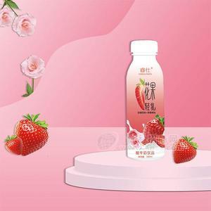 睿仕花果輕乳 草莓果粒 酸牛奶飲品300ml