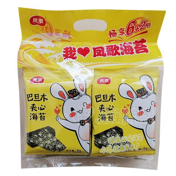凤歌巴旦木夹心海苔 休闲食品6gx8