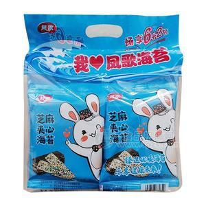 凤歌芝麻夹心海苔6gx8