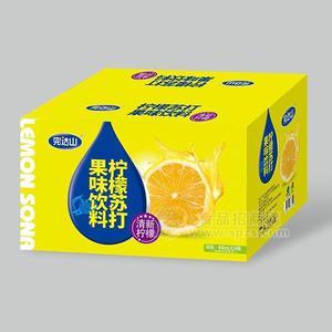 完達(dá)山 檸檬蘇打果味飲料 400mlx24瓶