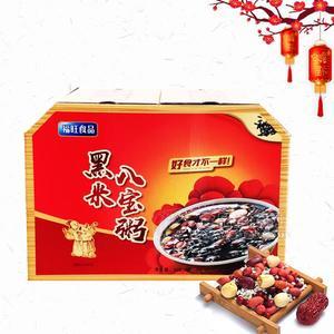 福旺食品 礼盒装 黑米八宝粥 方便粥  方便食品 招商 