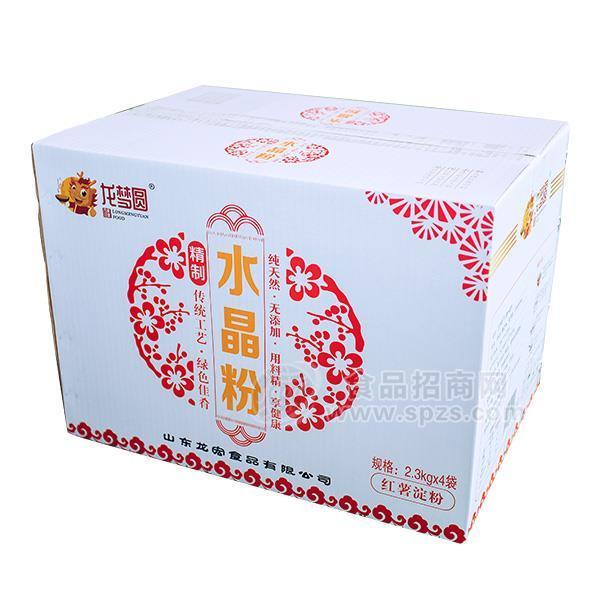 龙梦圆无添加红薯淀粉水晶粉整箱招商2.3kgx4袋2.3kgx4袋