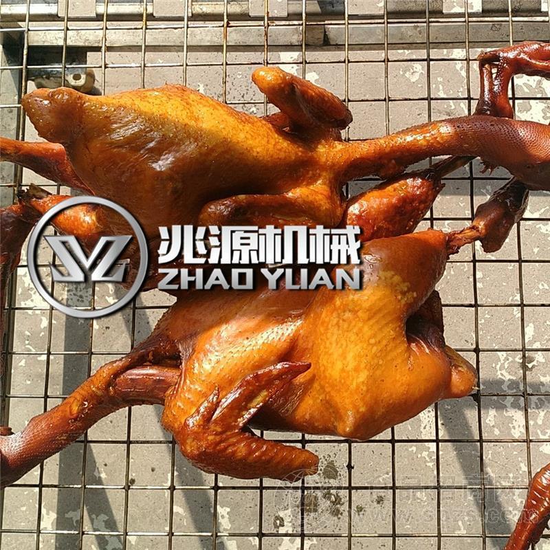 熟食店熏鸡鸭烟熏炉，诸城烧肉烟熏机器