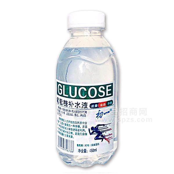 ·初一柠檬味葡萄糖补水液风味饮料招商450ml 