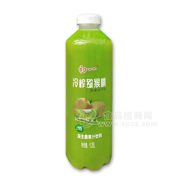 ·初一冷榨猕猴桃益生菌果汁饮料招商1.26L 