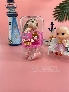 萌孩子萌孩子巴啦啦女孩玩具零食挂件果Q卷糖水草莓味