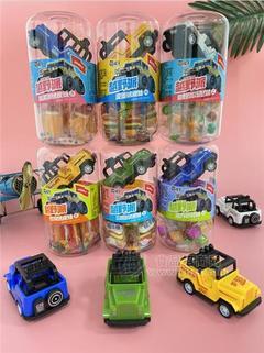 萌孩子越野派儿童玩具零食小挂件零食小汽车玩具