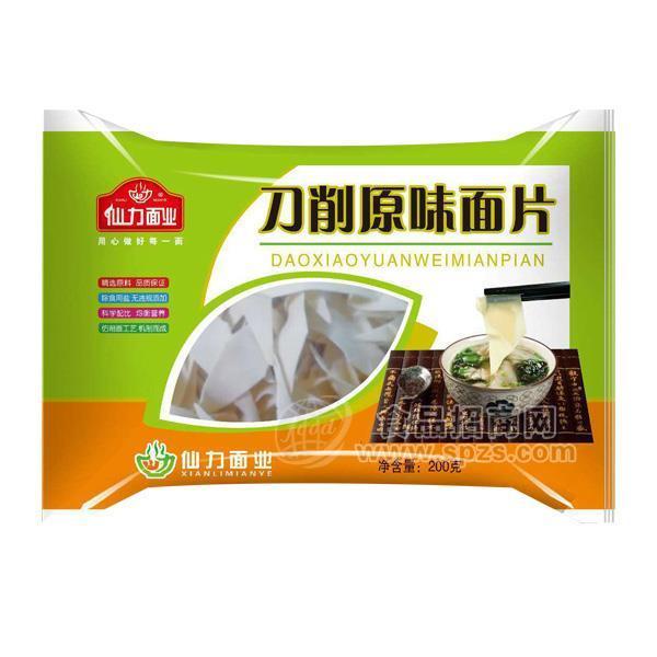 仙力面業(yè) 刀削原味面片200g 刀削面