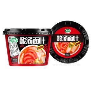 豫树番茄味酸汤面叶方便食品招商代理